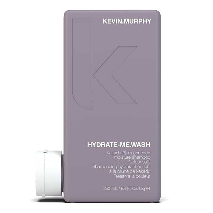 KEVIN.MURPHY HYDRATE-ME.WASH - Hydrating Shampoo for Natural & Coloured Hair - For Dull, Parched & Dry Hair - Deep Nourish Shampoos - 250 ml / 8.4 fl oz-FemmiqueWomen
