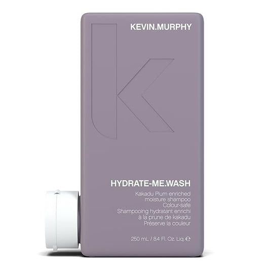 KEVIN.MURPHY HYDRATE-ME.WASH - Hydrating Shampoo for Natural & Coloured Hair - For Dull, Parched & Dry Hair - Deep Nourish Shampoos - 250 ml / 8.4 fl oz-FemmiqueWomen