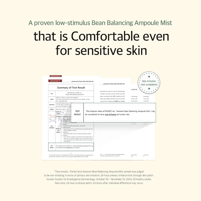 mixsoon Bean Balancing Ampoule Mist Skin moisturizer and Oil balance For Hydrated Radiance Korean Glass Skin Care 3.38 fl. oz. / 100ml-FemmiqueWomen