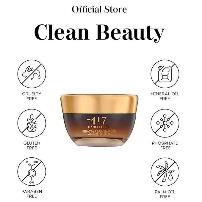'-417 Dead Sea Cosmetics Miracle Rejuvenation Wrinkle Filler With Jojoba Oil & Collagen for Instant Visible Lifting and Smoothing - 100% Vegan-FemmiqueWomen
