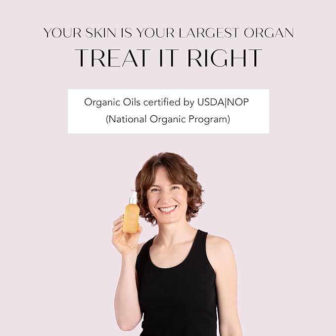 Luxury Organic Body Oil for Women | Hydrating & Moisturizing Body Oil after Shower | Certified Moisturizer for Dry Skin | Clean Beauty, Vegan and Paraben Free-FemmiqueWomen