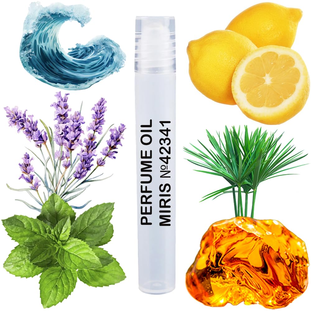 MIRIS Perfume Oil No. 42341, Inspired by Black XS L'Exces, Long-Lasting Men Roll-On, Rollerball 0.34 Fl Oz / 10 ml-FemmiqueWomen