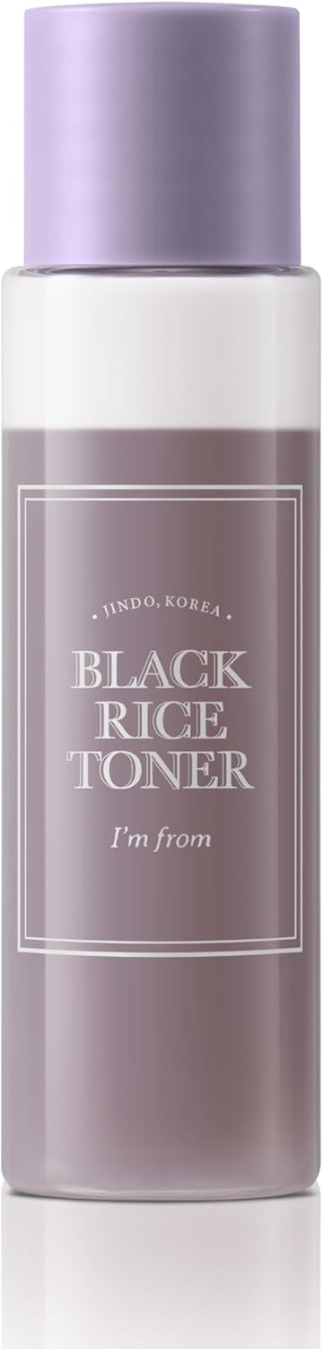 Miniature of Black Rice Toner for Oily Skin, Sebum Control Toner, Lightweight, Niacinamide, Panthenol, Fragrance Free, Korean Skin Care, 30ml, 1.01 fl.oz-FemmiqueWomen
