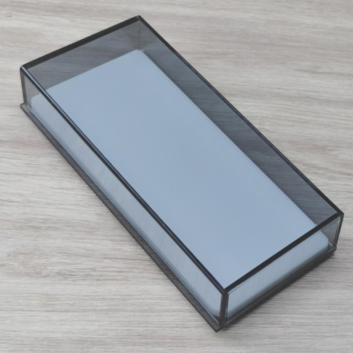 Eyelash Grafting Pallet with Cover, Dust-proof Acrylic Lash Tile holder, Eyelash Extensions Storage Gasket Pads (Grey)-FemmiqueWomen