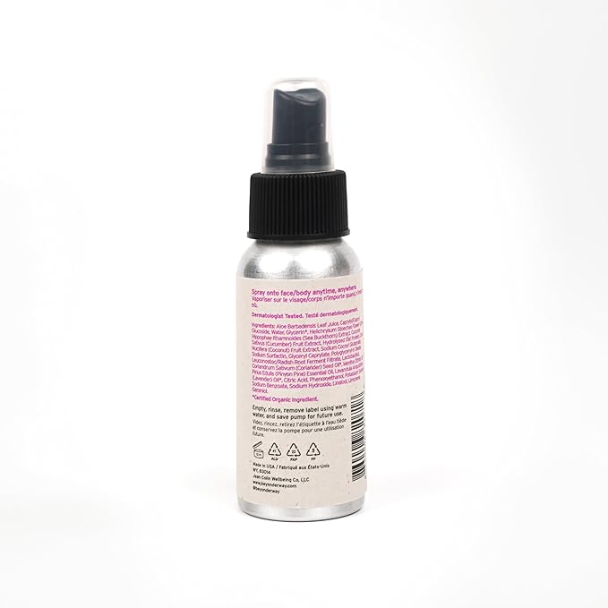 Multi-Use Mist 60ML - Signature Essential Oil Blend No. 2 with Bergamot Mint, Coriander, Lavender & Pinyon Pine - Infused with Aloe Vera Leaf Juice, Hydrates & Balances Skin-FemmiqueWomen