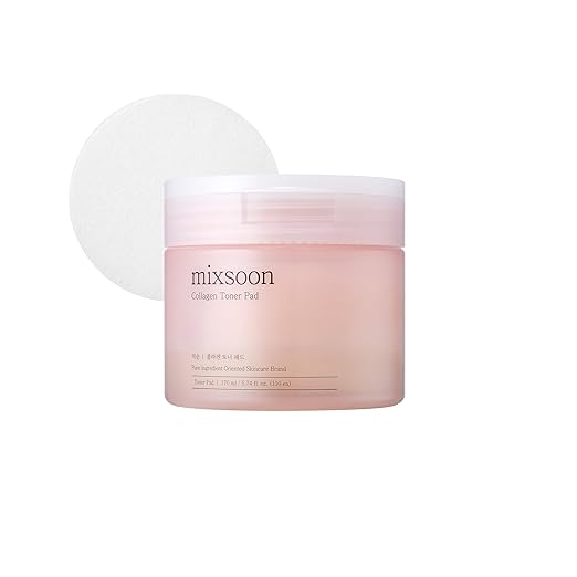 mixsoon Collagen Toner Pad 5.7 Fl. Oz. / 170ml Korean Glass Skin Care-FemmiqueWomen