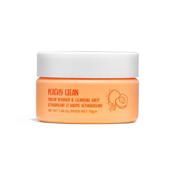 W7 Peachy Clean Face Cleansing Balm - Makeup Remover Melt With Fruit Juice - Clean Oil Free Skin-FemmiqueWomen
