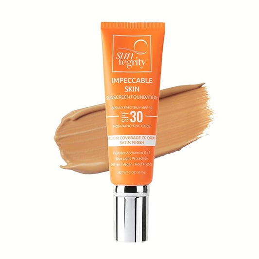 Suntegrity Impeccable Skin - Tinted Sunscreen, Broad Spectrum SPF 30 (Tan) - 2oz-FemmiqueWomen