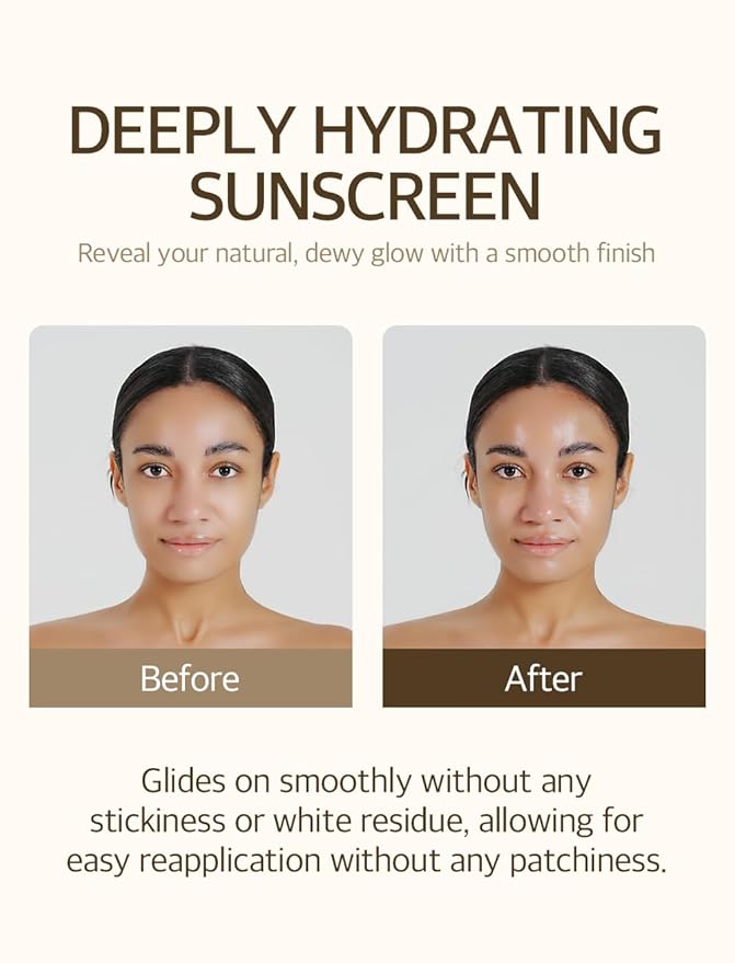 mixsoon Bean Sunscreen 1.69 Fl. Oz. / 50ml SPF 50 Airy Texture Type Lightweight No White Cast For Face Korean Glass Skin Care-FemmiqueWomen