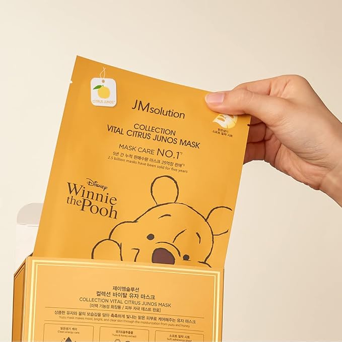 JMsolution Disney Collection Vital C mask- Brightening Elastic -Korean Skin care facial mask 10EA-FemmiqueWomen