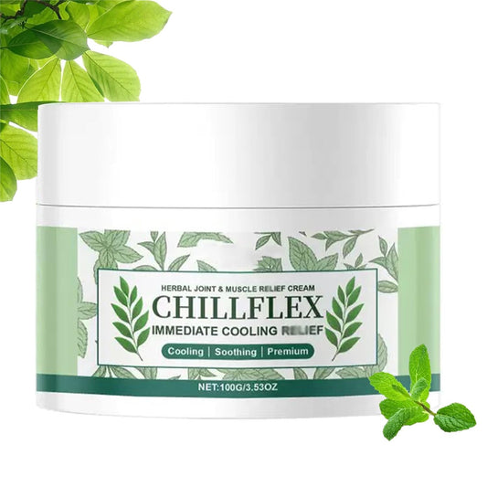 CHILLFLEX Menthol Soothing Cream, Joint Activities Throughout The Body,Instant Cooling Gel for Muscle & Joint, Back, Neck, Hands, Feet(1PCS)-FemmiqueWomen