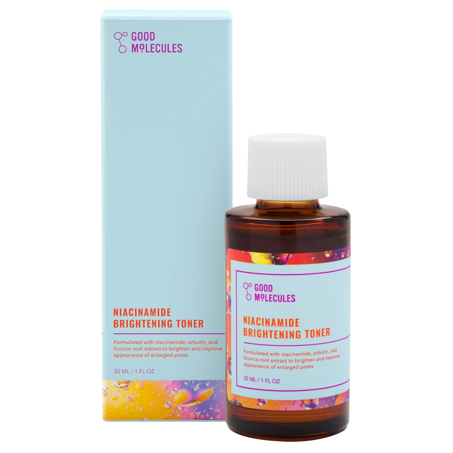 Good Molecules Niacinamide Brightening Toner - Toner for Face with Niacinamide and Arbutin for Skin Tone Balancing- Pore Minimizer, Skin Care for Face-FemmiqueWomen