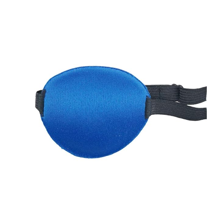 3 Pack Eye Patch Strabismus Adjustable Eye Patch Eye Mask Buckle Adults and Kids Blue-FemmiqueWomen