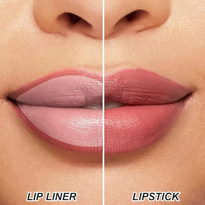 3 Colors Peel Off Lip Liner Stain Kit, Long Wear Matte Lip Tint Stain Set with Tweezer for Women, Waterproof Transfer Proof Highly Pigmented Peel Off Liquid Lipstick for All Skin Types (#3,4,5)-FemmiqueWomen