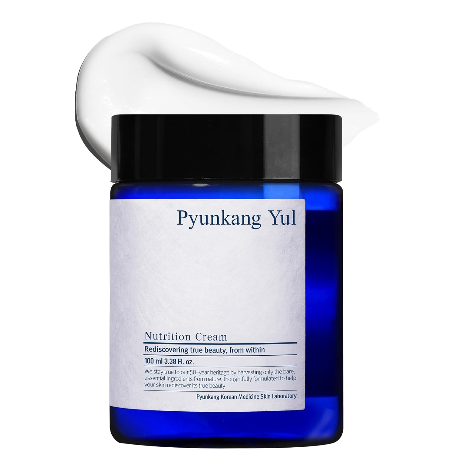 PYUNKANG YUL Nutrition Cream - Korean Skin Care Face Cream - Facial Moisturizer for Dry and Combination Skin Types - Healthy Natural Ingredients Shea Butter, Macadamia Deeply Moisturize Skin 3.4 Fl oz-FemmiqueWomen