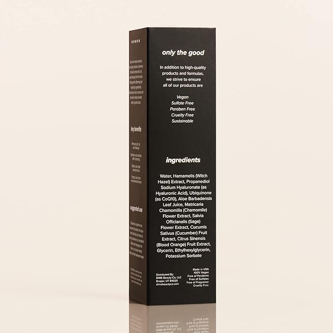 DIME Beauty Super Skin Toner, Alcohol-Free Witch Hazel Toner, Hydrating Toner for Face with Aloe Vera and Cucumber Extract, 4 oz / 120 ml-FemmiqueWomen