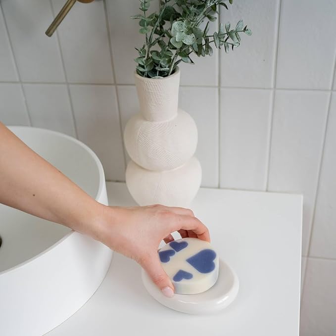 ANIHANA Handcrafted Natural Soap with Coconut Oil, Gentle Cleansing, Paraben Free, Refreshing Lavender Love Scent, 4.23 oz-FemmiqueWomen