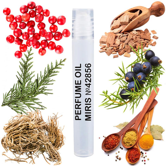 MIRIS Perfume Oil No. 42856, Inspired by Sycomore, Long-Lasting Unisex Roll-On For Women and Men, Rollerball 0.34 Fl Oz / 10 ml-FemmiqueWomen