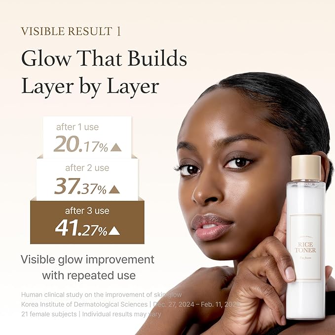 I'm from Rice Toner for Sensitive Skin, Rice Extract from Korea, Glow Essence with Niacinamide, Hydrating, Vegan, Alcohol Free, Fragrance Free, Peta Approved, K Beauty Toner, 5.07 Fl Oz-FemmiqueWomen