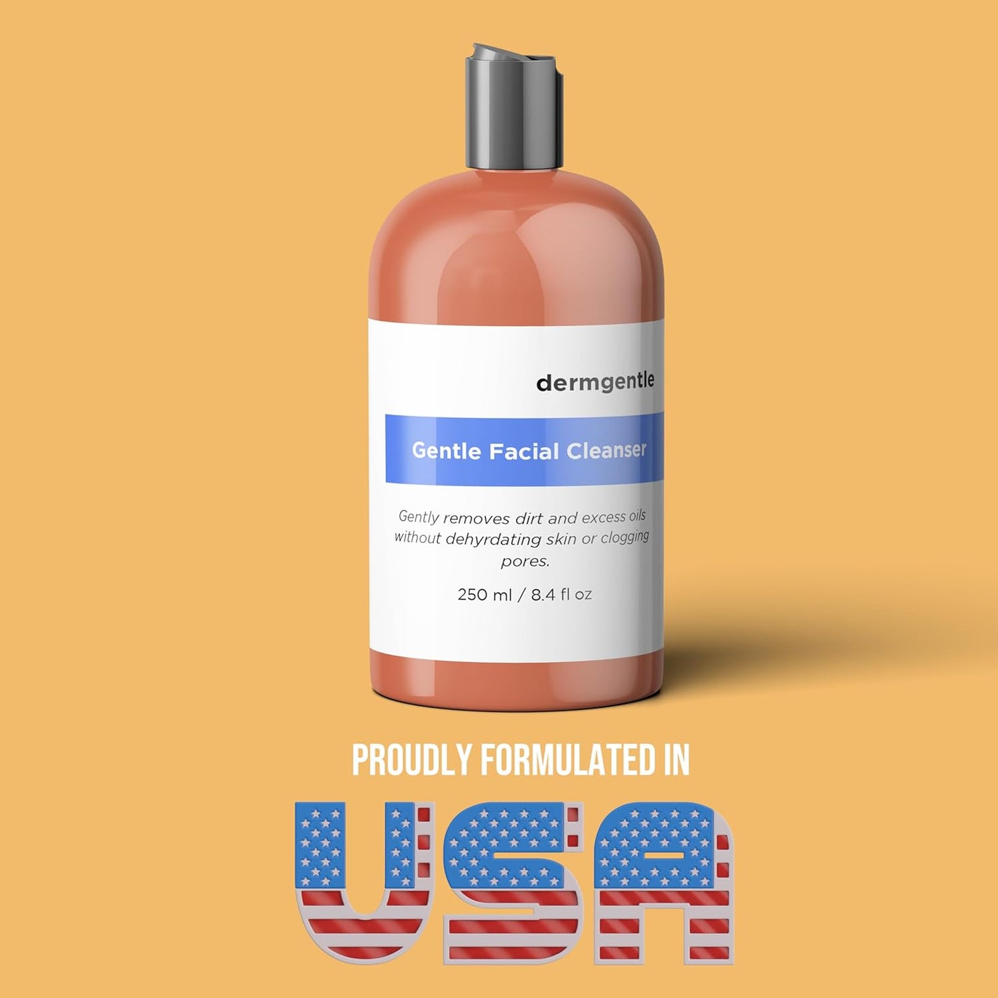 Gentle Facial Cleanser for Sensitive Skin, Hydrating Face Wash for All Skin Types, Gently Cleanses Face Without Over Drying, For All Skin Types, Daily Face Wash, Oil-Free, Soap-Free, 8.4 fl. oz-FemmiqueWomen