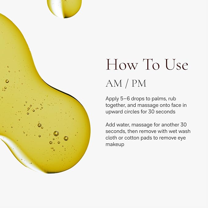 Angela Caglia Neroli Cleansing Oil - Makeup Remover & Face Cleanser with Lipid-Lock Technology - Organic Moringa, Marula, Black Currant & Neroli Oils - Soothing Hydration & Barrier Support-FemmiqueWomen