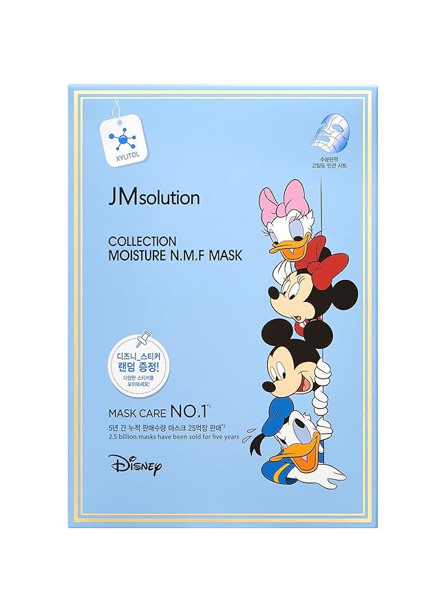 JMsolution Disney Collection N.M.F Mask- Moisture Elastic-Korean Skin care facial mask 10EA-FemmiqueWomen