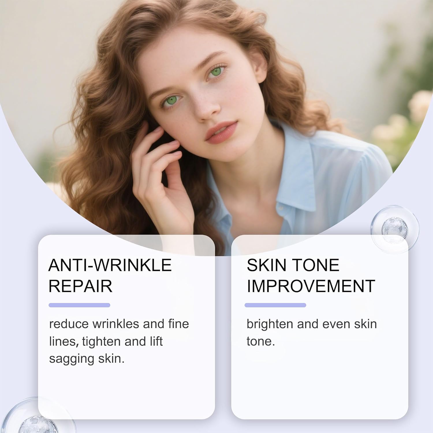 Arm Firming Cream, Face Moisturizing Cream, with Hyaluronic Acid & Retinol, Deeply Moisturizing & Firming & Lifting Skin, Lightening Wrinkles, Brightening Skin, 1.76 OZ, for All Skin Types.-FemmiqueWomen