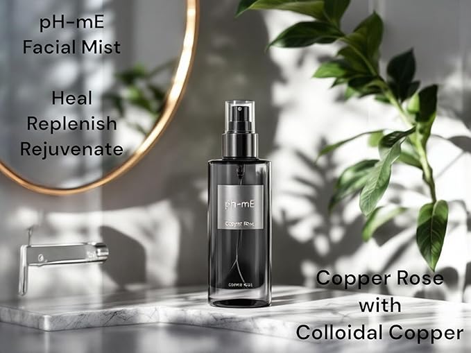 Hydrating Face Mist, Copper Rose, Pure, Natural, Organic Ingredients Helps your Skin Reduce Wrinkles, Fine Lines, Inflammation, Acne, for Clear Beautiful Skin (3.4oz)-FemmiqueWomen