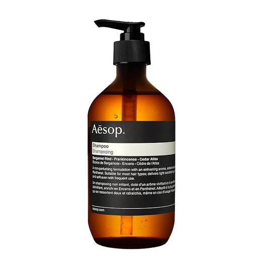 Aesop Shampoo | Soften Hair, Restore Shine | Bergamot Rind, Frankincense, Cedar Atlas | 16.9 oz / 500mL-FemmiqueWomen