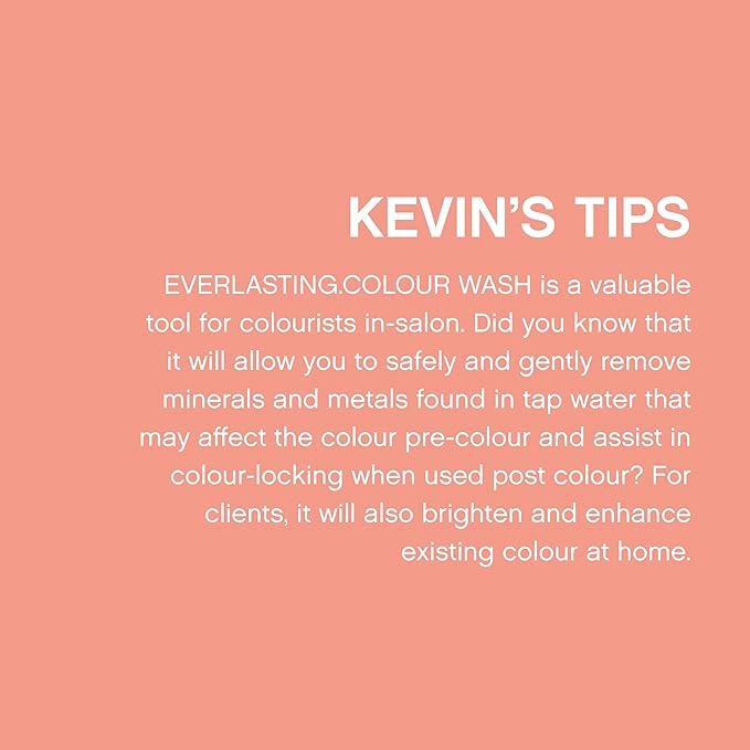 KEVIN.MURPHY EVERLASTING.COLOUR WASH - Hair Colour Shampoo - Colour Protect Hair Care - pH Balanced Shampoo - Sulphate Free -1000 mL / 8.4 fl oz-FemmiqueWomen