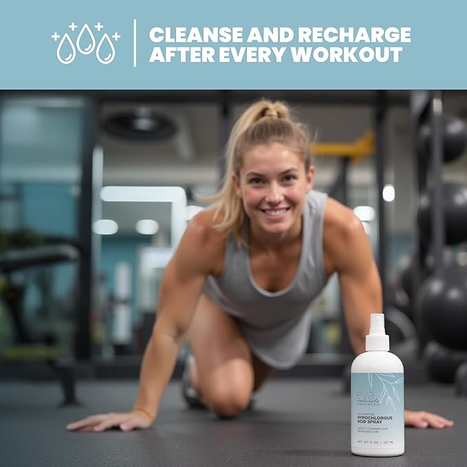 Hypochlorous Acid Spray for Face, Skin, and Body – 0.018% HOCl Facial Mist Toner, Hydrating Cleanser for Acne, Eczema, Rosacea, Eyelids, Pets, Workout, Baby, Back, Redness, Sensitive Care Spray-FemmiqueWomen