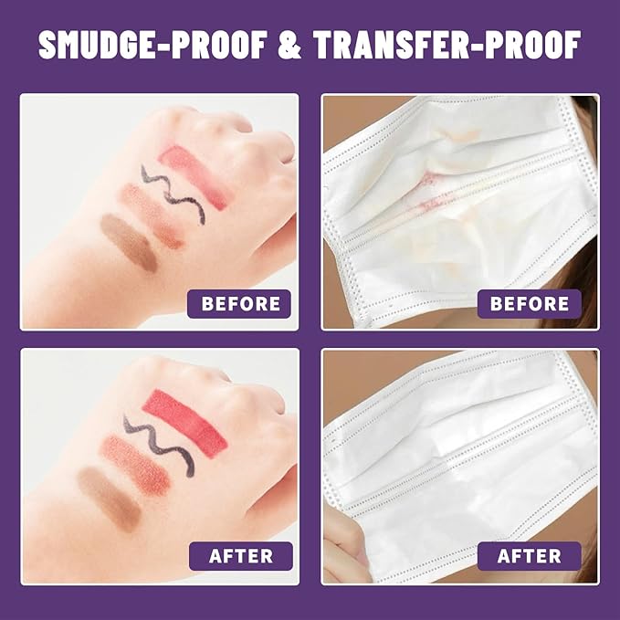 UCANBEMAKUP Long Lasting Makeup Setting Spray Kit- 6.76 Fl oz Hydrating Matte Finish Mist Lightweight Face Make up Fixer +Translucent Loose Setting Powder+2PC Sponge Puff Set-FemmiqueWomen