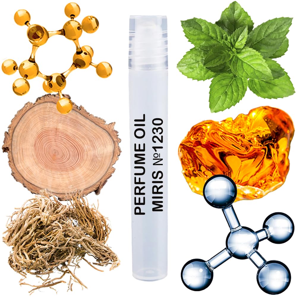MIRIS Perfume Oil No. 1230, Inspired by Molecu 01, Long-Lasting Women Roll-On, Rollerball 0.34 Fl Oz / 10 ml-FemmiqueWomen