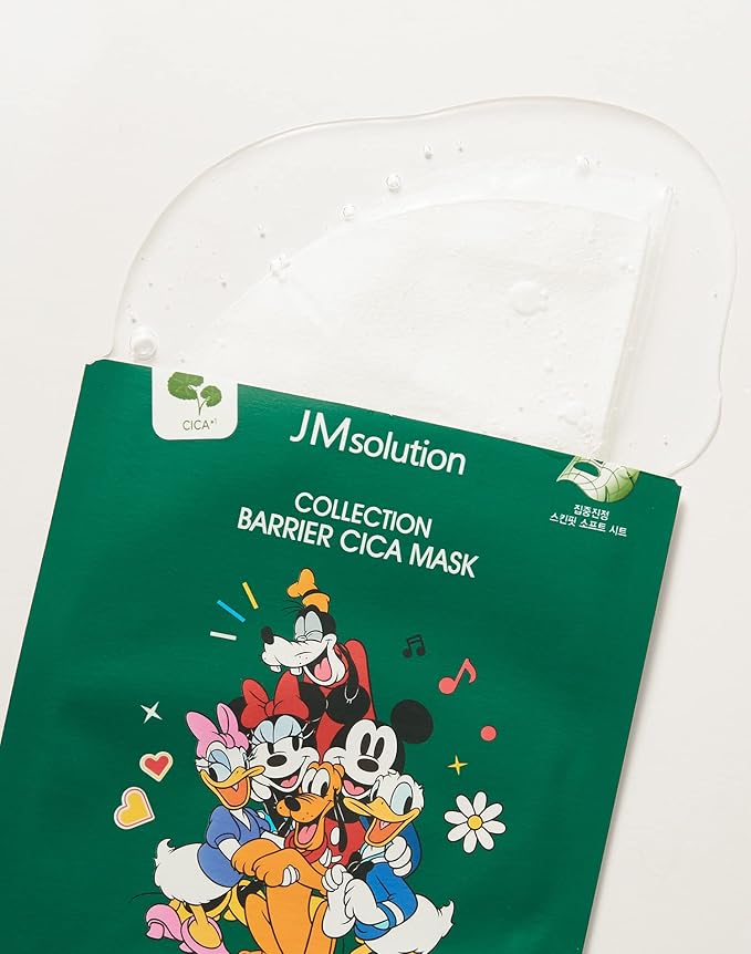 JMsolution Disney Collection Barrier- CICA Calming Mask Sheet-Korean Skin care facial mask -10EA-FemmiqueWomen