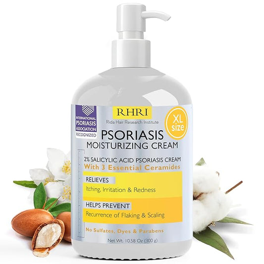 Psoriasis Cream for Itchy Scalp, Face & Body | Eczema Cream for Adults | Psoriasis Treatment for Skin | Itching, Irritation & Redness Relief | XL Size-FemmiqueWomen