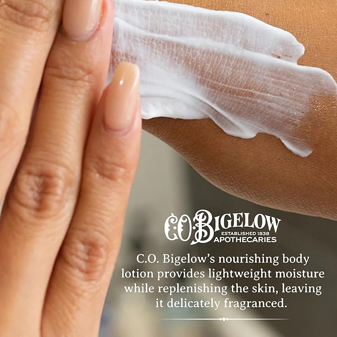 C.O. Bigelow Iconic Collection Vetiver Body Lotion, Scented Body Cream with Grapeseed Oil and Shea Butter, 10.5 fl oz-FemmiqueWomen