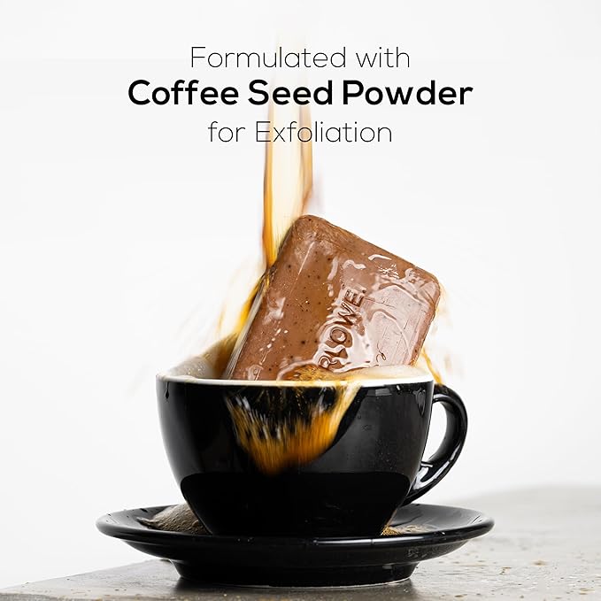 MARLOWE. No. 109 Coffee Bar Soap 7 oz (12 Bars) – Exfoliating Body Scrub for Men with Natural Extracts, Caffeine, Coffee Bean & Cocoa Butter – Energizing Fresh Brewed Scent-FemmiqueWomen