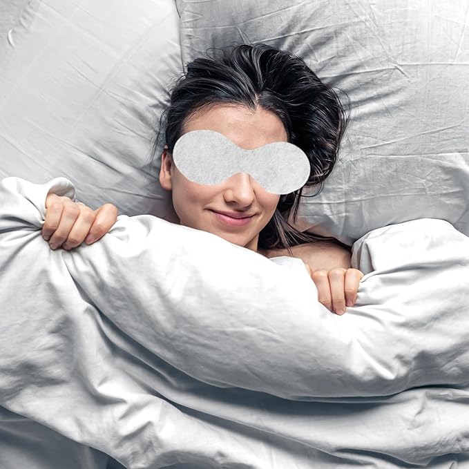 100 Sheets Disposable Eye Mask Paper,Non Woven Eye Care Cotton,Eye Pads for Facials,Patches Paper Eye Covers,DIY Clear Eye Mask Paper Beauty Sheets for Makeup Skincare Spa Wrap Moisture Retention-FemmiqueWomen