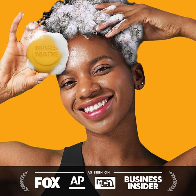 Ginger Shampoo Bar 2.0 - Hydrating & Moisturizing Natural Hair Soap Bar Shampoo for Hair Vitality & Scalp Nourishment - Bathing Soap Solid Shampoo for All Hair Types (120g, 4.23oz)-FemmiqueWomen