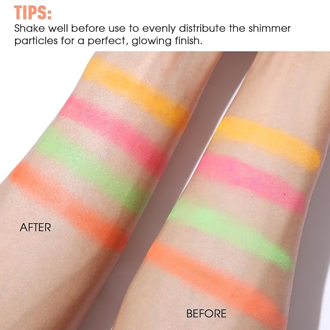 UCANBE Shimmer Dewy Setting Spray – Glowing + Makeup Setting Spray 2 in 1 Lightweight Formula for a Radiant Glow,Long-Lasting Face Mist for Face Body, 4 Fl Oz #Bubblegum-FemmiqueWomen