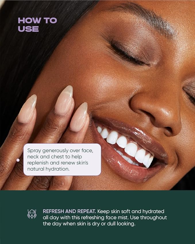 Buttah Skin by Dorion Renaud Aloe Rose Refreshing Mist 4oz - Hydrating Rose Water Face Spray - Refreshing Aloe Facial Mist - Naturally Based Skin Care for Men & Women - Black-Owned Skincare-FemmiqueWomen