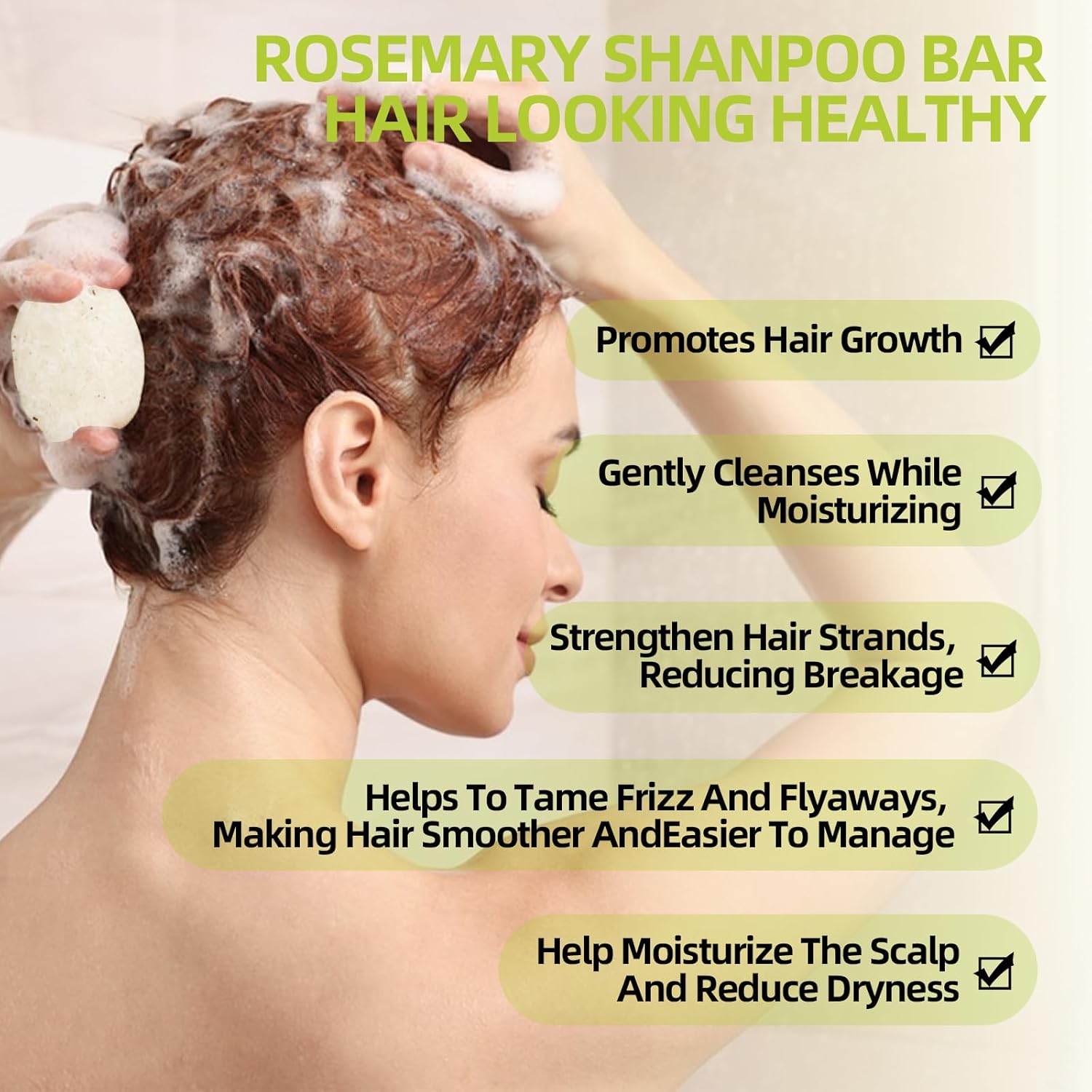 2 Pack Rosemary Oil Shampoo Bar and Conditioner Set–Natural Hair Bar Soap & for for Men and Women,Strengthens,Thickens,and Controls Oil with Organic Rosemary,Supports Scalp Health & Reduces Hair Loss.-FemmiqueWomen