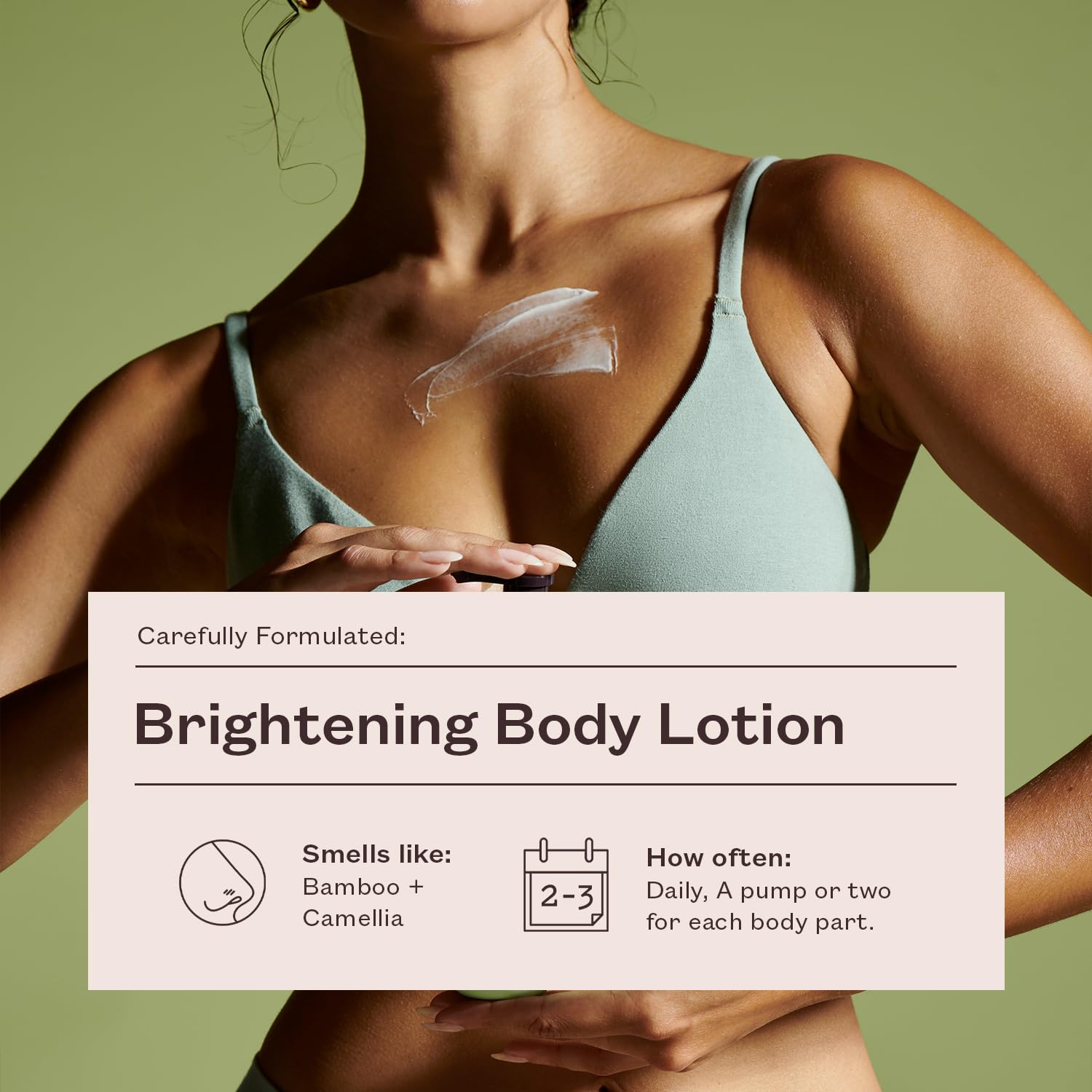 frank body Brightening Body Lotion | Evens Tone, Brightens Dark Spots & huperpigmentation | Vitamin C, Kakadu Plum & Vitamin B5 | Bamboo & Camellia Scent | Vegan & Cruelty Free | 250ml / 8.45 fl oz-FemmiqueWomen