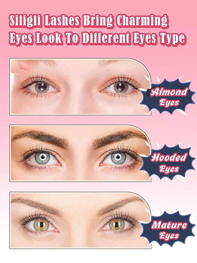 Eyelashes Natural False Lashes 14mm Eye Lashes with Thin Band 3D Volume Fake Eyelashes C Curl Wispy Lashes Natural Look 7 Pair-FemmiqueWomen