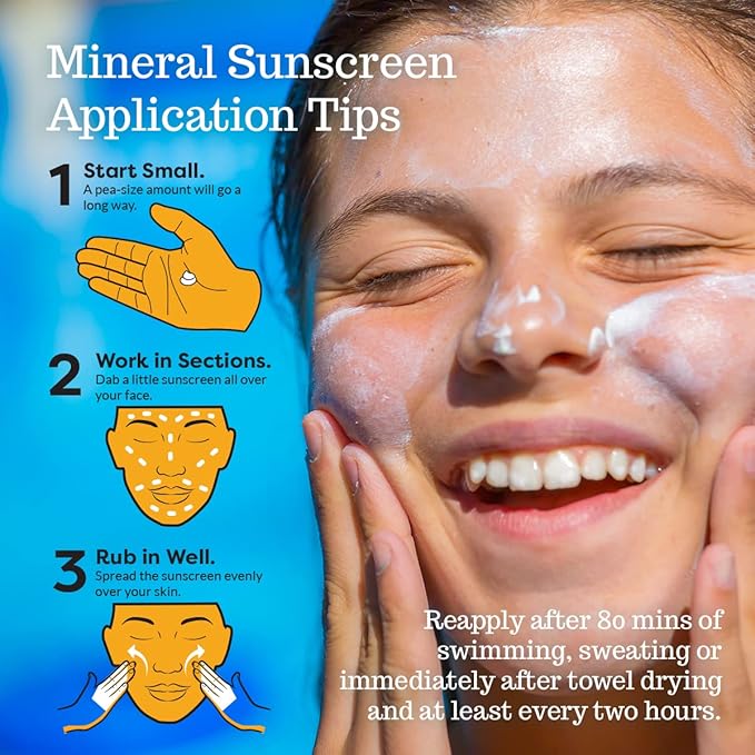 SPF 45 Every Day Kids Mineral Sunscreen | 2.5 Fl Oz Biodegradable, Paraben Free & Reef Safe Sunscreen for Face & Body for Kids | Non-Greasy, Lightweight & Sheer Mineral Protection Against UVA & UVB-FemmiqueWomen
