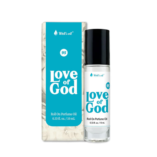 Well's Oil Perfume Oil Roll-On (Love of God) | 10 ml / 0.33 fl Oz | Clean, Rich, Pure Scent, Alcohol-Free, Oil Based, Long Lasting, Concentrated Roll-on Perfumes for Women and Men-FemmiqueWomen