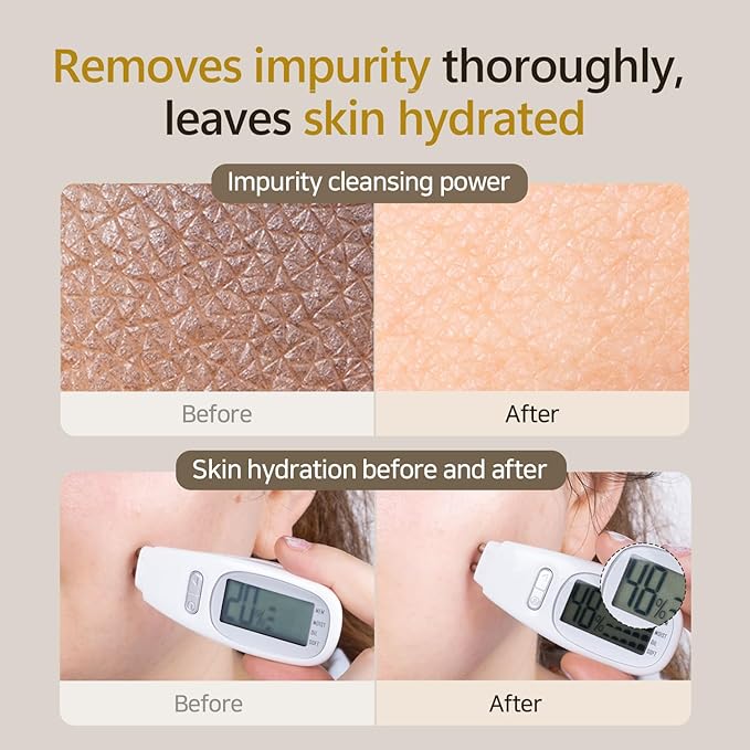 Rice Mask Cleanser 6.76 fl oz - Glow-Boosting & Hydrating Face Wash with Jeju Rice & Natto Gum, Gentle Exfoliating Daily Foam Cleanser, Deep Pore Cleansing, Non-Irritating- Korean Skin Care-FemmiqueWomen