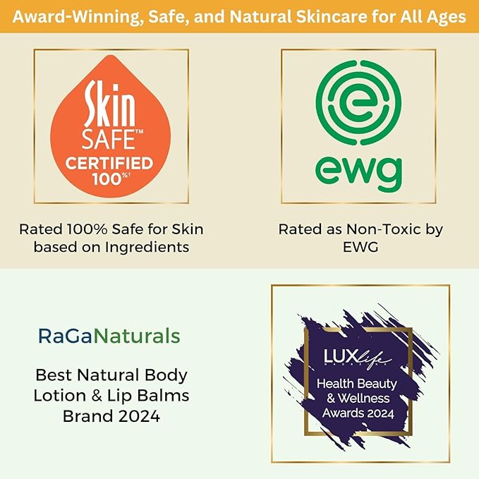 RaGaNaturals Natural Mango Shea Butter Lotion - Tropical Lotion with Vitamin E, B5, Argan & Avocado Oil - Refreshing, Hydrating & Nourishing Moisturizer - Vegan, Cruelty-Free & Paraben Free - 8 Oz-FemmiqueWomen