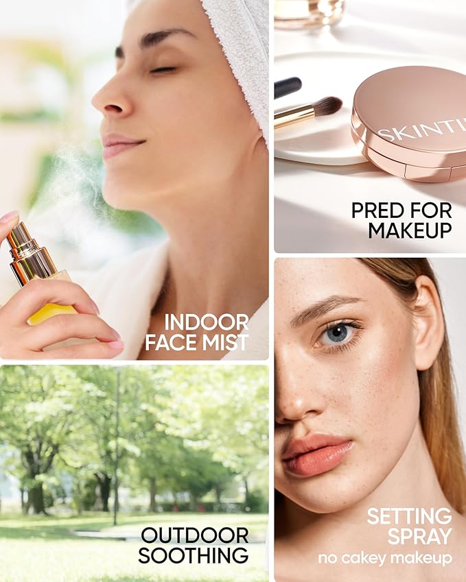 Radiance Booster Spray Serum, Vegan Skin Care, Light-weight Face Moisturizer, Glow Serum for Radiant Skin, Non Comedogenic, All In One Mist, 3.3 fl oz.-FemmiqueWomen