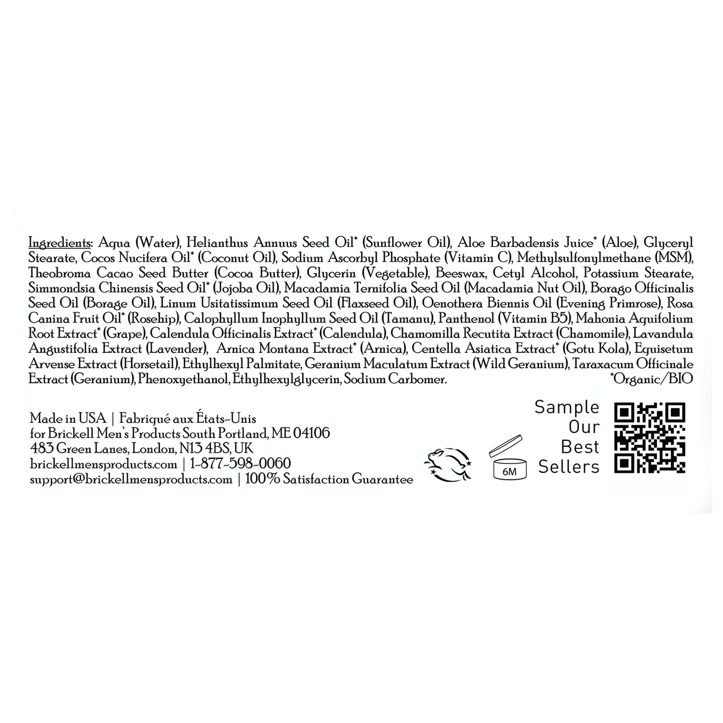 Brickell Men's Products Resurfacing Anti-Aging Face Cream For Men, Natural and Organic Face Moisturizer, Vitamin C Cream For Wrinkles, 2 Ounce, Unscented-FemmiqueWomen